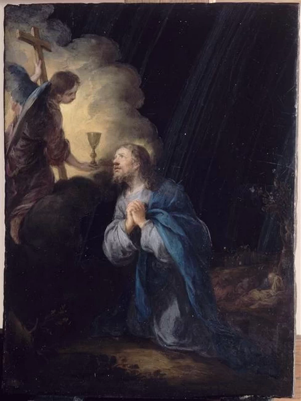 Bartolomé Esteban Murillo - 247, Cristo nel giardino, Louvre, Parigi